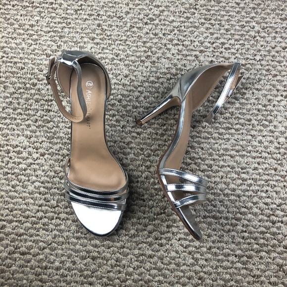 SOLD ❗️Ashley Stewart Strap Heels 12 Wide - Picture 2 of 7